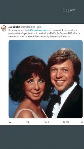 RIP Steve & Edyie's Steve Lawrence (1935–2024) #rip #steveandedyie