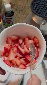 Best Strawberry Waffle Recipe