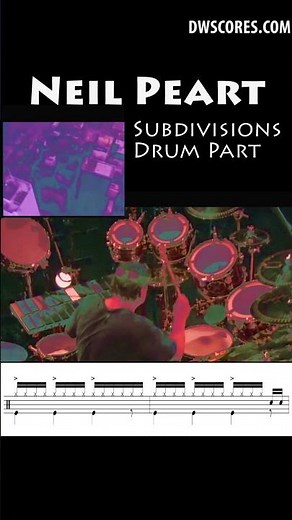 Neil Peart's "Subdivisions" – The Full Drum Transcription