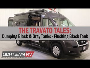 LichtsinnRV.com - Dumping Travato Black and Gray Tanks & Flushing Black Tank