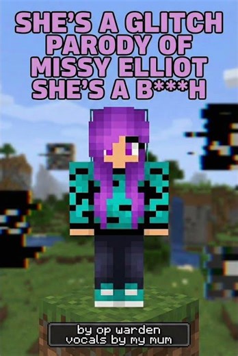 Minecraft Parody of Missy Elliott She's a b***h! #minecraft #parody