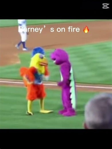 Funny Barney dancing