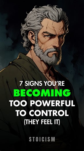 7 Signs You’re Becoming Too Powerful to Control (They Feel It) . . . . #stoicmindset #brainycore #fblifestyle | Brainy Core