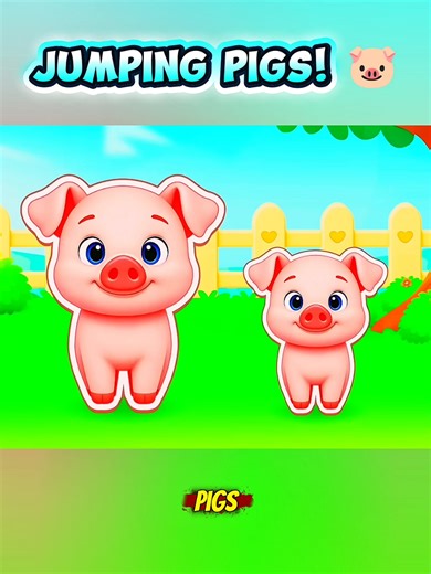 Jumping Pigs: Fun Educational Video for Toddlers