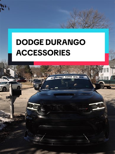 DODGE DURANGO MODS AND ACCESSORIES. MUFFLER DELETE WINDSHIELD BANNER FRONT LIP AND SPLITTER REAR DIFFUSER ROOF SPOILER DUCKBILL UPPER AND LOWER SPOILER MORE TO COME. #DODGE #DURANGO #SRT #RT #ACCESSORIES
