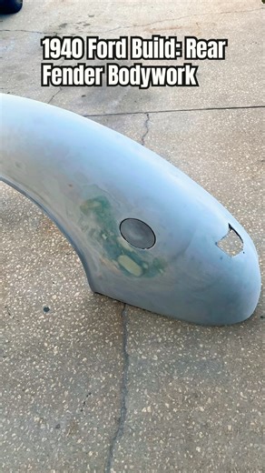 1940 Ford Build: Rear Fender Bodywork