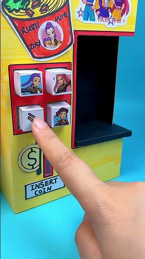 Diy Working Mira Vending Machine With Paper _ Paper Craft Ideas #Shorts #Papercraft