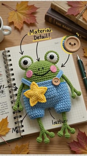 🐸✨ Crochet the viral Frog Bag everyone is falling in love with!