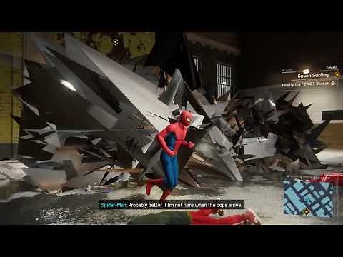 Spider-Man Remastered Visual Glitch
