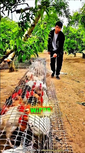 Japanese unique chicken farming