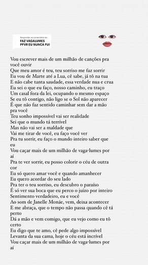 Letra da Música Vagalume: Sonho Impossível e Amor Verdadeiro