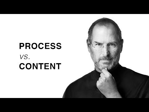 Process vs. Content: Steve Jobs on designing a product