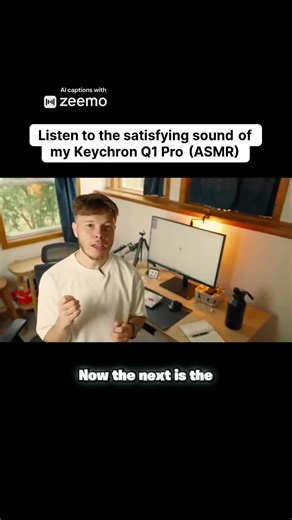 Stop scrolling! This Keychron Q1 Pro setup is pure auditory bliss. The creator’s unmodded Brown switches sound impossibly good—seriously, listen to that *thock*! Peeking behind the scenes reveals a whole production studio: Sony FX3, Sennheiser, and multiple mics just for syncing tutorial audio perfectly. Which piece of gear is your favorite flex in this ultimate creator command center? #MechanicalKeyboard #DeskSetup #TechTok #KeyboardASMR #Keychron