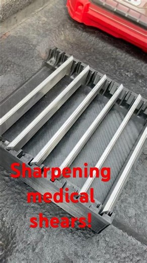 Sharpening x shears on a edge pro apex