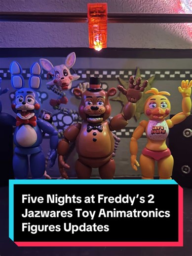 Five Nights at Freddy's 2: The Jazwares (Toy Animatronics Figures) Update #FNaF #Jazwares #actionfigures #articulation #updated