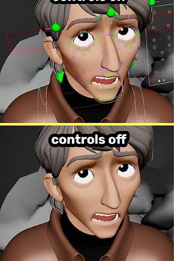 There are so many controls animators need to worry about 🫠 #animation