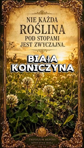 🌿 Biała koniczyna