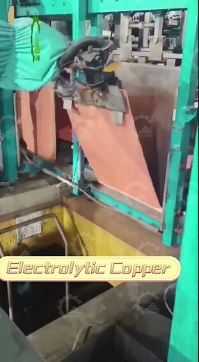 🔥 Electrolytic Copper Refining | High-Purity Copper Production #ElectrolyticCopper #MetalRecovery