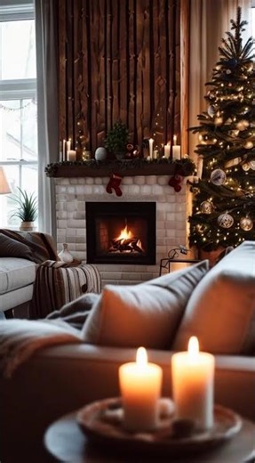 How to Decorate Your Fireplace for a Cozy Christmas Look #christmasfireplace