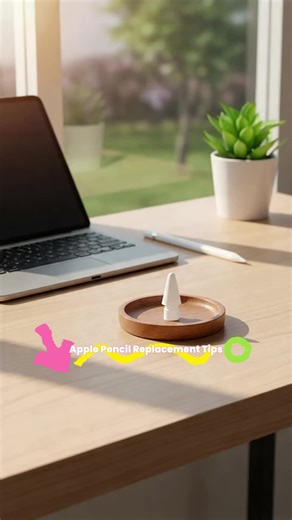 Premium Replacement Tips for Apple Pencil 1st 2nd Generation 4 Packs Long Lasting Low Noise Friction Felt Nibs Compatible with iPad Pro Air Mini, Stylus Tablet Pen