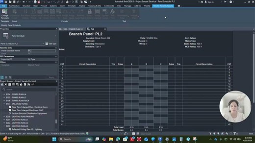 Revit Electrical Panel Circuiting Tutorial | Maria Aguirre, PE
