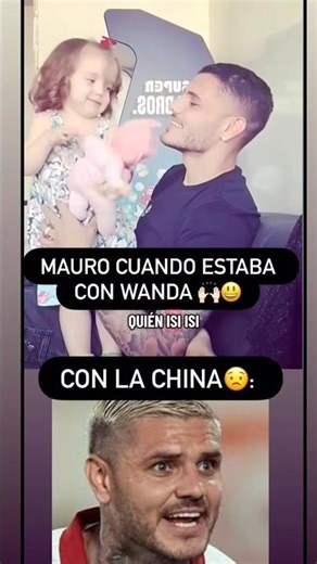 Icardi cuando estaba con Wanda Nara vs con la China #meme #wandanara #chinasuarez #mauroicardi