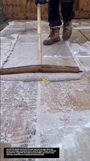 Hidden Gap Fix! Smart Trick to Seal Paver Edges Cleanly and Fast
