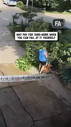 31K views · 76 reactions | when you save some fails for ladder  #cctv #ladder #ladders #fail #shorts #reels | FailArmy | Facebook