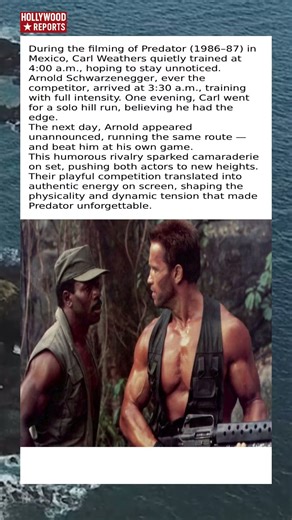 Carl Weathers and Arnold Schwarzenegger: the workout rivalry that fueled Predator