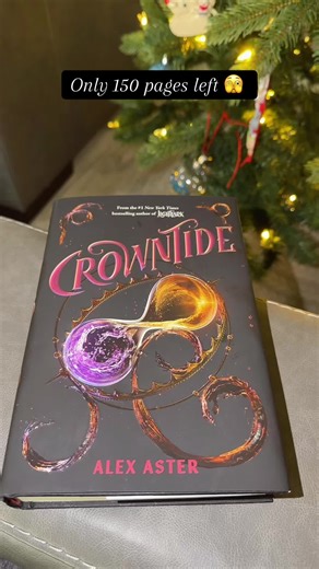 Only 150 pages left. Crowntide comes out in one week, I hope ya’ll are ready!! @Alex Aster #fantasybooks Lightlark saga Crowntide book 4 is out in one week!