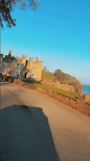 Arriving at Watermouth Castle