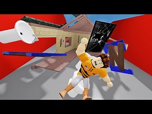 Rumah Horangi Pecah Turun Gelongsor!!! [Slide House Tumble] (Roblox Malaysia)