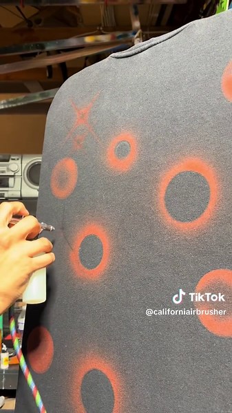 Custom Bleach Airbrush Hoodies from California Artist