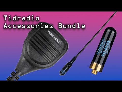 TIDRADIO Accessories Bundle - New Antennas (TD-771, TD-805S) and a Speaker Mic (TD-HM060)