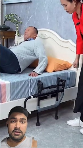 1️⃣ Elderly Stand -Up Adjustable Folding Bedside Support Rail- Adjustable Support Senior (#1620)