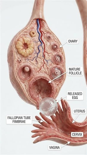 Fertilization process Medical view 3D #biology #educacion #pregnacy #unitedstates