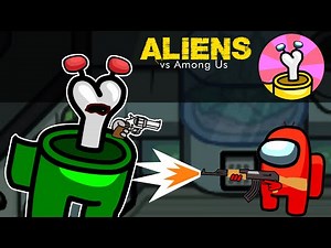 Among us vs aliens amous animation