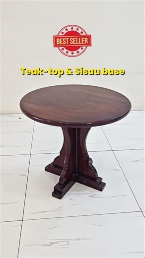 Tic Tac Toe with Style | Best-Selling Round Wooden Coffee Table