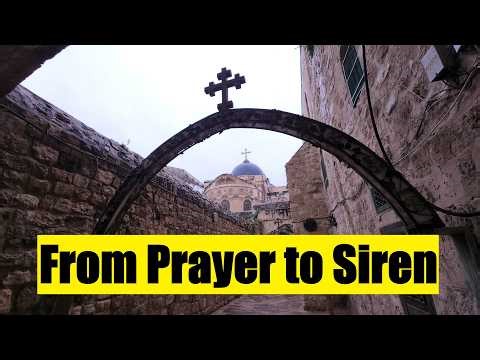 Via Dolorosa Under Fire - Iranian Missiles Strike Holy Week Jerusalem #israel #jesus #jerusalem