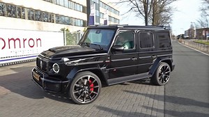 BRABUS G63 Widestar – Loud Start & Launches!