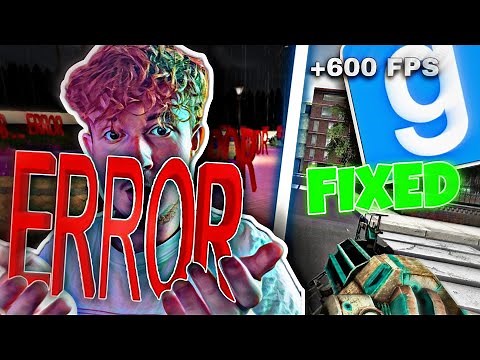COMMENT NE PLUS AVOIR D'ERREURS ET OPTIMISER GMOD EN 2025🔥