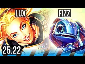 LUX vs FIZZ (MID) | 700+ games, 11/4/10 | BR Grandmaster | 25.22