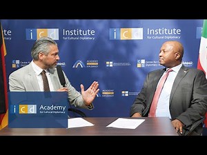 Albert Shingiro (Burundi Minister of Foreign Affairs) - Visit to the Academy for Cultural Diplomacy