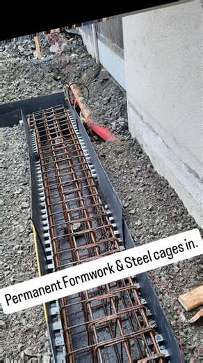 We ran into bad ground while digging foundations for this extension. So, a conventional strip foundation wasn't an option here. #groundworks #piledriving #groundbeams #workhard #concretepumping | Tom Bradley Groundworks Contractor