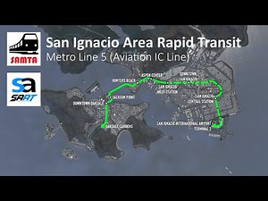 Cities: Skylines - Metro Ride on the Aviation Line