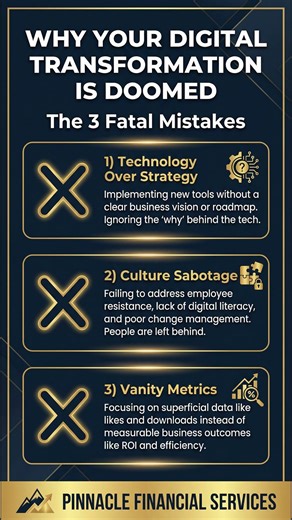 Why Your Digital Transformation Is Doomed To Fail | PFS #Shorts