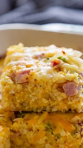 This Denver Hashbrown Breakfast Casserole packs all the flavors of a classic Denver omelet into an easy, make-ahead dish that’s perfect for busy mornings, brunch with friends, or holiday hosting. Shredded hashbrowns, melty cheese, and ham all baked into one cozy dish. Save this one - you’ll be making it on repeat. | A Dash of Sanity