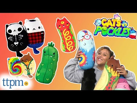 Cats vs Pickles Large, Medium, and Small Plush from Cepia, LLC Review!