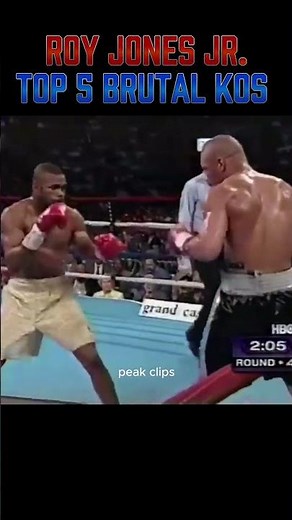 Roy Jones Jr.'s 5 Most BRUTAL Knockouts 🥊💥 ⭐ #boxing #royjonesjr