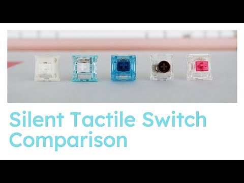 Silent Tactile Switch Comparison | Boba U4, Silent Sky/Forest, Zilent, BOX Silent Brown and Aliaz